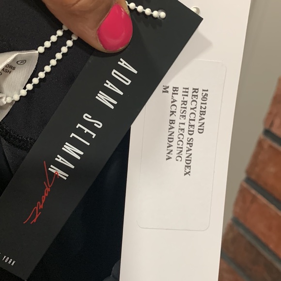 Adam Selman Sport Bandana Printed Hi Rise Legging - Picture 10 of 11